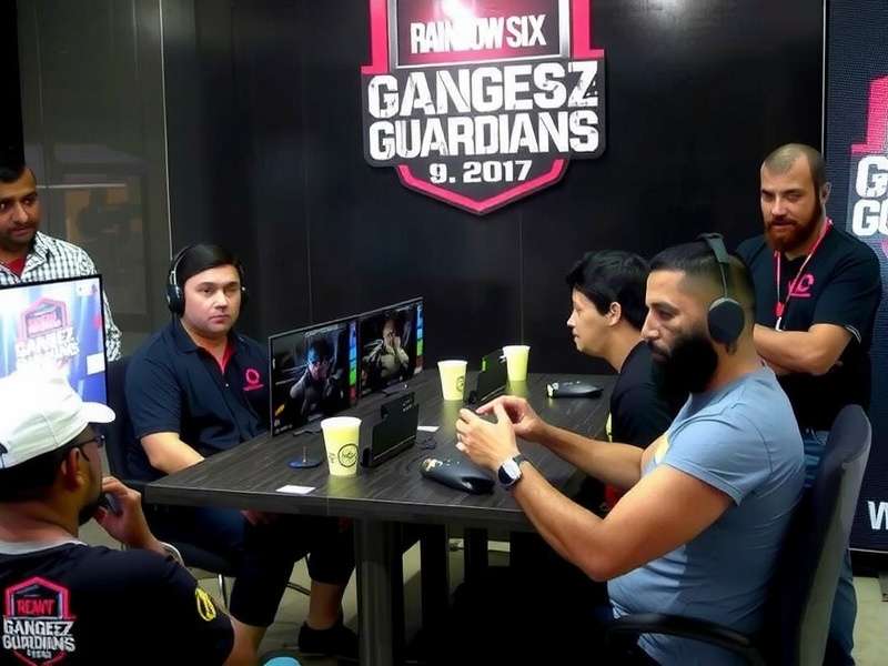 Rainbow Six Ganges Guardians local tournament in Bangalore with players and spectators